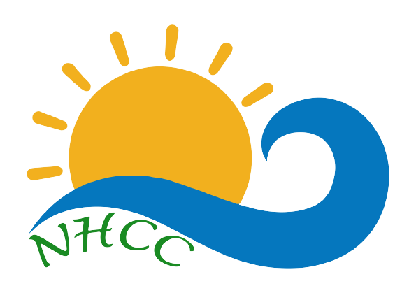 Northumberland Hispanic Cultural Club logo Northumberland Hispanic Cultural Club logo with yellow sun and blue wave