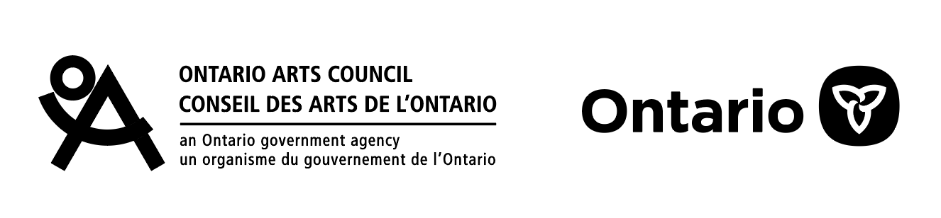 Ontario Arts Council and Ontario logo