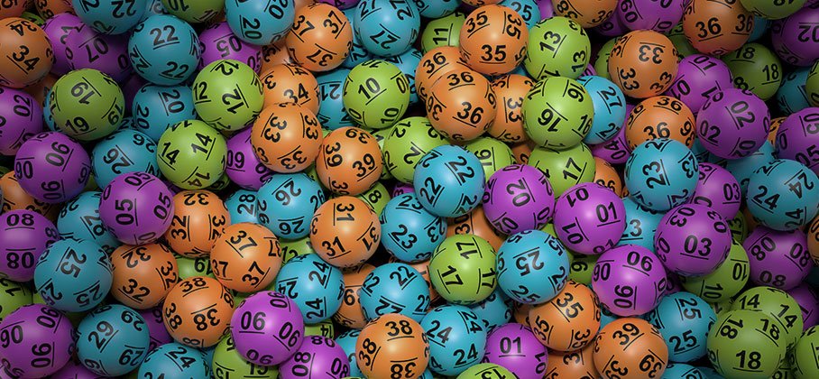 colourful balls with numbers on them