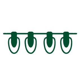 String of lights icon