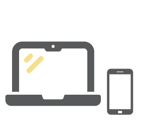 Laptop and phone icon