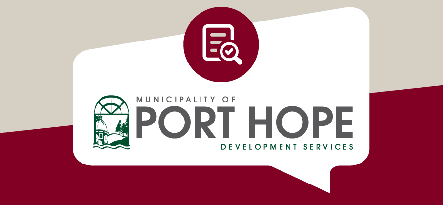 Banner with Municipal logo for Development Services